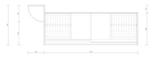 Шафа-купе в спальню з фасадом з комбінованого lacobel